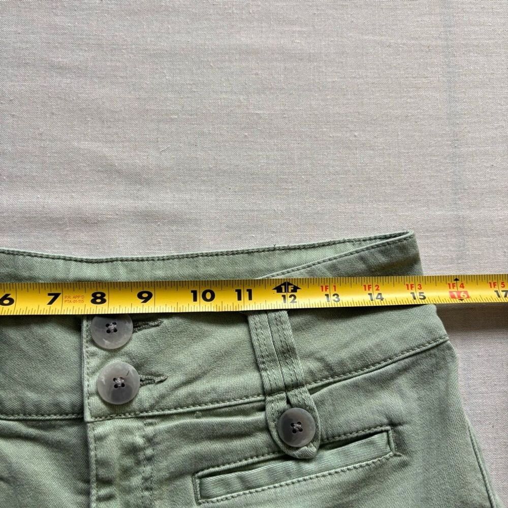 Anthropologie Pilcro & the Letterpress High Rise Flare Jeans Green 28 - Picture 9 of 12